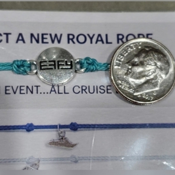 Effy Royal Rope Bracelets Royal Caribbean Cruise Ship jewelry 2 pieces - Picture 4 of 6